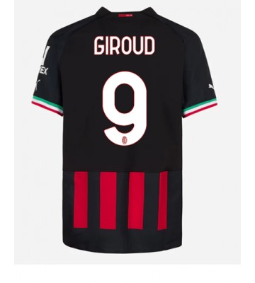 AC Milan Olivier Giroud #9 Hjemmedrakt 2022-23 Kortermet
